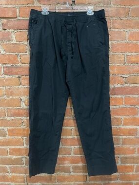 NWOT Men’s Abercrombie & Fitch Black Drawstring Chinos | Size L